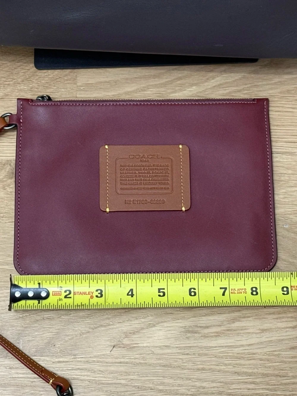 Coach 1941 Rogue Link Glovetanned Leather Tote Bag Brown Chocolate Bag - Picture 7 of 15